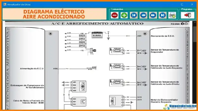 Descargar Diagrama de Aire Acondicionado NISSAN MAXIMA 2018 Motor 3.5 Diagrama Eléctrico de Climatización NISSAN MAXIMA 2018 Motor 3.5