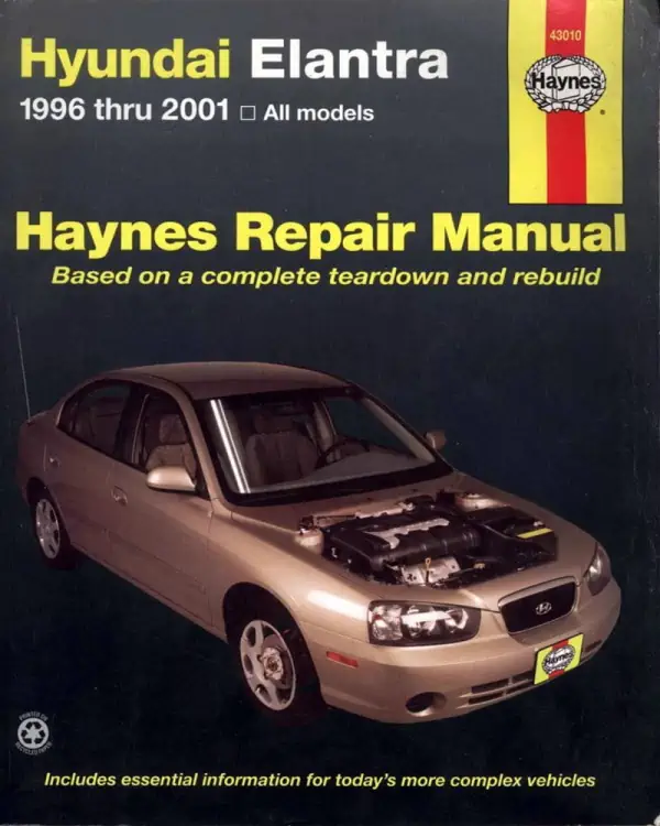 Descarga Haynes Manual Hyundai Elantra 1996 2001