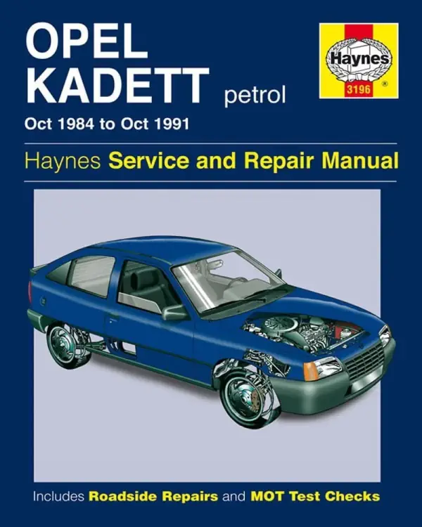 Descarga Haynes Manual Opel Kadett 1984 1991