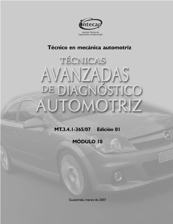 Libro de Tecnicas Avanzadas de Diagnostico Automotriz Instituto
