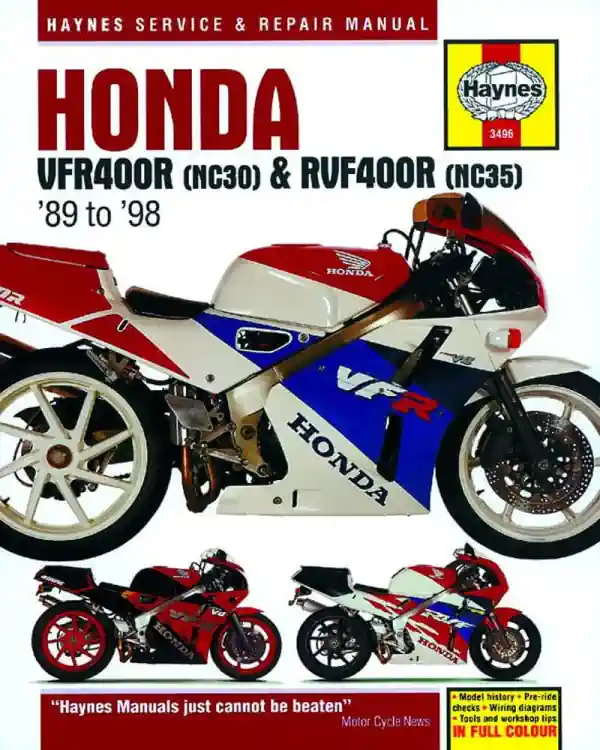 Descargar Manual Haynes Moto Honda VFR400R