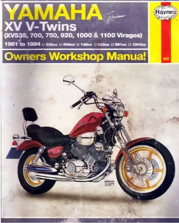 Descargar Manual Haynes Moto YAMAHA XV V-TWINS