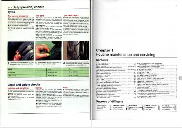 Temario Haynes Manual Moto Yamaha XV V-Twins