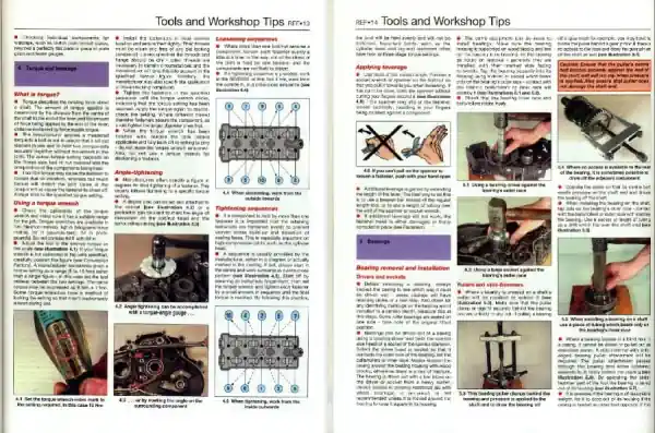 Paso a paso del Haynes Manual Moto Yamaha XV V-Twins